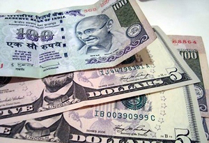 rupee-dollars